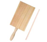 ASAKKURA Juego de Tablas de Madera para Hacer Ñoquis Casera, Herramienta Manual Ranurada para Pasta, Accesorio de Cocina Duradero para Moldear Pasta, Adecuado para Uso Doméstico, Tabla