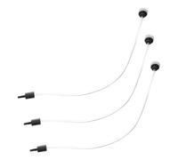 ASAKKURA Kit de 3 Mangueras de Vacío Color Transparente para Sellador al Vacío Tubo de Conexión Tipo Orificio Compatible con Selladoras de Alimentos y Contenedores