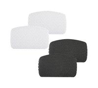 ASAKKURA Kit de 4 Parches Adhesivos para Reparación Invisible de Zapatillas Malla de Poliéster y Alta Adhesión, Protectores Antideslizantes para Talón de Zapato