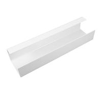 ASAKKURA Organizador Escritorio Cables para Gestión Debajo del Escritorio Bandeja de Plástico Blanco, Fácil Instalación y Buena Estabilidad para Oficina