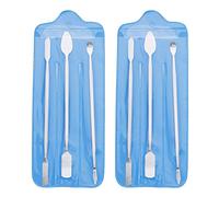 ASAKKURA Palanca de Apertura Metálica Doble Cabeza 6 Piezas Kit de Herramientas Desmontaje Móvil y Tablet Duradero Profesional Accesorio Reparación Electrónica