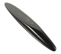 ASAKKURA Palo de Masaje de Cuerno de Buey Negro para Cuidado Facial y Corporal, Herramienta Redondeada para Proteger la Piel y Mejorar la Salud en Cumpleaños y Año