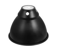 ASAKKURA Pantalla Reflectora de Hierro para Lámpara Calentadora de Reptiles, Color Negro, Aislamiento Térmico y Fácil Mantenimiento, Compatible Portalámparas E27 para Lagartos y Serpientes