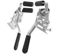 ASAKKURA Piezas de Repuesto para Freno de Silla de Ruedas, 2 Piezas, Acero y Plástico, Fácil Instalación y Uso Duradero, Accesorio para Freno Manual Lateral