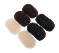 ASAKKURA Pinzas Pelo 6 Unidades para Aumentar Volumen, Clips para Peinar Cabello, Almohadillas Invisibles para Raíces, Accesorios de Peinado para Mujer y Niña, Colores Negro, Marrón y