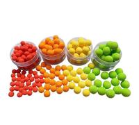 ASAKKURA PVA Señuelo de Pesca Flotante con Bolas Aromáticas Sabor Fresa para Carpa Material de Alta Densidad Ultra Ligero y Flexible para Cebadores y Pesca de Grandes Peces