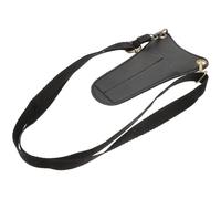 ASAKKURA Riñonera de Cuero Triángulo para Tijeras de Peluquería Profesional, Estuche Multifunción Bolsillos para Tijeras, Peines y Pinzas, Bolsa Portátil para Herramientas de Corte