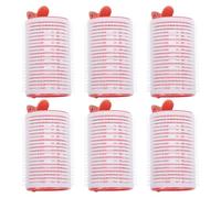 ASAKKURA Rizadores de Pelo sin Calor 6 Piezas para Flequillo, Accesorios para Peinar Material Pp y Nylon, Diseño Seguro que No Daña el Cabello
