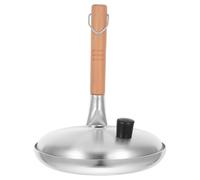 ASAKKURA Sartén Japonesa para Padres E Hijos con Recubrimiento Antiadherente y Mango Vertical de Madera, Aluminio de Distribución Uniforme para Freír en Cocina