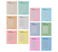 ASAKKURA Sobres de Ahorro A6 de 6 Anillas para Dinero en Euros, 48 Hojas de Papel Reto de Ahorro Semanal, Organizador Práctico para Presupuesto y Control Financiero Personal