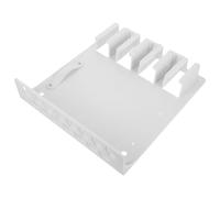 ASAKKURA Soporte de Pared para Cortapelos Blanco, Organizador de Herramientas de Peluquería, Soporte Colgante para Cortadora, Peine y Tijeras, Adecuado para Salón y Barbería, Plástico