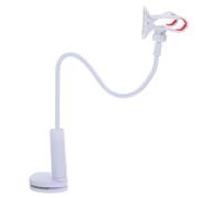 ASAKKURA Soporte para Teléfono Móvil Clip Ajustable Abs y Base Antideslizante para Cama o Escritorio, Adecuado para Smartphones y Lectores Electrónicos Pequeños