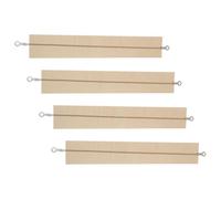 ASAKKURA Tiras Calefactoras Alambre Redondo para Sellador Manual 4 Piezas 400 Mm Repuesto para Máquina Termoselladora Uso en Sellado Bolsas Plástico Hogar Cocina Color Color Aleatorio