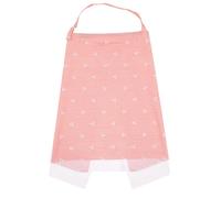 ASAKKURA Toalla de Lactancia para Bebés de Algodón Cinturón Ajustable, Cubierta Multifuncional para Alimentación y Protección Exterior, Capa Rosa Diseño de Malla para Uso al Aire Libre