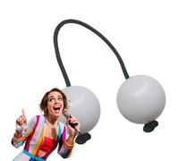 Asalato Shakers - Diseño ligero y duradero, bolas de percusión de mano, instrumento rítmico africano, instrumento educativo de percusión de tambor con punta de dedo, maracas rítmicas, maracas de doble