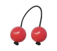 Asalato Shakers, Hand Percussion Instruments, 1.97 Inches Compact Paired Ball Construction with String Connector, Rhythmic Coordination Enhancer for African Music Learning Practice
