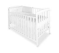 Asalvo 12371 - Cuna de madera, 120 x 60 cm, color blanco