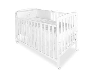 Asalvo 12371 - Cuna de madera, 120 x 60 cm, color blanco