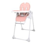 Asalvo ARZAK Trona Bebé, Silla Alta hasta 36 Meses, Trona Evolutiva, Asiento Elevador, Silla Baja, Respaldo reclinable, Ergonómica, Bandeja Extraíble, Rosa