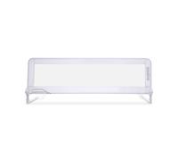 Asalvo Barrera de Cama 150 cm 2 en 1 abatible + Apta para Cama Nido, Blanca | Barandilla anticaídas de 58 cm de alto, de 18 meses a 5 años, cama hasta 105cm, ensayada según BS 7972
