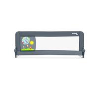 Asalvo 2 EN 1 Barrera de Seguridad Niños, Cama 150 cm, 2 en 1, Barandilla Cama Niño, Abatible con Correas Ajustables, Ideal para Cama Nido, Fácil Instalación, Lavable y Desmontable, Animals Azul