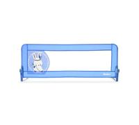 Asalvo Barrera de Cama 2 en 1 de 150 cm para Niño - Abatible con Correas Ajustables + Apta para Cama Nido + Instalación Fácil y Lavado Sencillo - Protección Segura y Estable - Conejito Tippi