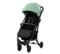 Asalvo COTTON 2 Silla de Paseo para bebé, Carrito de paseo con Respaldo Reclinable, Cochecito urbano, Arnés 5 Puntos, SPF50+, Capota con Ventana, Manejable y Máxima Seguridad, Hasta 24 kg, Verde