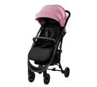 Asalvo COTTON 2 Silla de Paseo para bebé, Carrito de paseo con Respaldo Reclinable, Cochecito urbano, Arnés 5 Puntos, SPF50+, Capota con Ventana, Manejable y Máxima Seguridad Hasta 24 kg Rosa