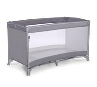 Asalvo Creta Cuna de Viaje, 0-3 Años (0-15 kg), Cuna de Viaje Ligera, Colchón, (60x120 cm), Bolsa de Transporte, Plegado Ultrarrápido Tipo Paraguas, Gris