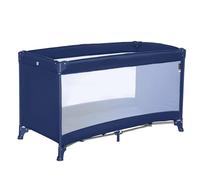 Asalvo Cuna de Viaje Bebé Creta Marino 120x60 cm | Plegado Compacto Tipo Paraguas | Ligera con Bolsa de Transporte | Laterales de Malla | hasta 15 kg
