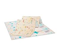 Asalvo FOLDING PLAYMAT Alfombra de Juegos Plegable, Bebé, Infantil, Acolchada, Antideslizante, Antigolpe, 120 x 180 cm, Manta de Juegos, Colchoneta, Esterilla, Impermeable, Portátil, Animales-Ciudad