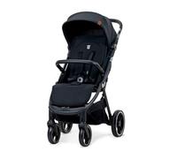 Asalvo KIBU Silla de Paseo, Carrito bebé, Carro para bebés, Confortable, Ultraligera, Segura, Capota con Ventana y Freno Trasero, Manejable, Plegado compacto, Carga Máxima 24 kg, Negro