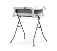 Asalvo LUIGI Bañera Plegable Bebé y Recién Nacido para Ducha, Baño Portátil para Niños, Diseño innovador, Con patas y reductor, Blanco