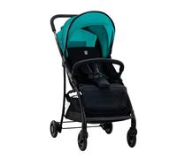 Asalvo MILÁN Silla de Paseo Ultraligera para bebé, Carrito de paseo, Respaldo Reclinable, Cochecito urbano, Arnés 5 Puntos, SPF50+, Capota con Ventana, Manejable, Máxima Seguridad, Hasta 16 kg, Verde