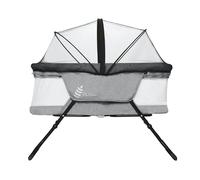 Asalvo Minicuna Plegable Trip Natura de 0 a 6 Meses - Diseño Elegante y Moderno, con Mosquitera y Colchón con Funda, Ideal para Recién Nacidos