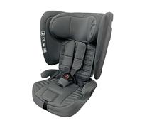 Asalvo NEOCARE Silla de Auto i-Size (76-150 cm), Grupo 1/2/3, Con Arnés de 5 Puntos y Reposacabezas Ajustable, Solo en Sentido de la Marcha, Con Cinturón del Vehículo, Reclinable y Evolutiva, Gris