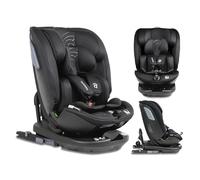 Asalvo PANAFIX Silla de Coche I-Size, Instalación Isofix y Top Tether, Silla de coche bebé, Reclinable y Giratoria 360°, de 40 a 150 cm, Normativa R129, Seguridad y Confort para Bebés y Niños, Negro