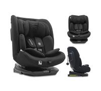 Asalvo PROTOCARE Silla de Auto i-Size (40-150 cm), Giratoria 360º, A Contramarcha y En Sentido de la Marcha, Con Isofix y Top Tether, Reclinable y Evolutiva, Negro
