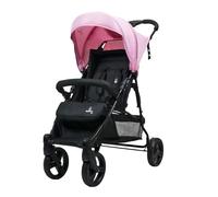 Asalvo Silla de Paseo Ligera CÁDIZ. Silla de Paseo Respaldo Reclinable. Carrito Bebe con Máxima Seguridad y Arnés de 5 Puntos. Silla Bebe SPF50+. Ligera Hasta 15 kg. Color Rosa