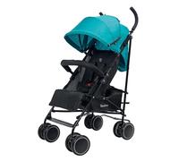 Asalvo Silla de Paseo Ligera TOKYO. Silla de Paseo Respaldo Reclinable. Carrito Bebe con Capota con Ventana y Arnés de 5 Puntos. Silla Bebe SPF50+. Ligera hasta 15 kg. Color Verde