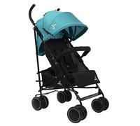Asalvo TOKYO Silla de Paseo Ultraligera para bebé, Carrito de paseo, Respaldo Reclinable, Cochecito urbano, Arnés 5 Puntos, SPF50+, Capota con Ventana, Manejable, Máxima Seguridad, Hasta 16kg, Verde