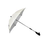 Asalvo Sombrilla Universal para Carro de Bebé SUNSHADE - Protección Solar Anti-UV 50+, Regulable, Compatible con Todo Tipo de Sillas, Apertura Manual - Beige