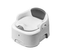 Asalvo Starlet Asiento Inodoro para Niños 3 in 1 Orinal Portátil Reductor WC para Bebé con Piezas a Prueba de Salpicaduras Adaptador Pare Casa y Viaje, Blanco