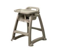 Asalvo STRONG Trona Bebé, Silla Alta hasta 4 Años, Trona Resistente, Fácil de limpiar, Bandeja Extraíble, Arnés ajustable