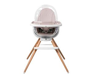 Asalvo Trona Evolutiva Bebe ADRIÀ Hasta 36 Meses. Trona Bebe con Asiento Elevador. Trona Evolutiva con Respaldo Reclinable. Silla Bebe Comedor Asiento Giratorio 360º. Trona Bandeja Extraíble. Beige