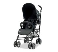 Asalvo TROTTER PLUS Silla de Paseo, Carrito bebé, Carro para bebés, Reclinable, Confortable, Ultraligera, Capota con Ventana y Freno Trasero, Manejable, Plegado compacto, Carga Máxima 25 kg, Negro
