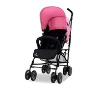 Asalvo TROTTER PLUS Silla de Paseo, Carrito bebé, Carro para bebés, Reclinable, Confortable, Ultraligera, Capota con Ventana y Freno Trasero, Manejable, Plegado compacto, Carga Máxima 25 kg, Rosa