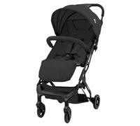 Asalvo TUMBUCTÚ Silla de Paseo Ultraligera Bebé, Carrito de paseo, Respaldo Reclinable, Cochecito Urbano, Arnés 5 Puntos, SPF50+, Capota con Ventana, Manejable, Desde Nacimiento Hasta 23 kg, Negro