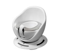 Asalvo TYRO, Orinal Bebe WC, Asiento acolchado, Vater Infantiles con respaldo, Aprender a ir al baño con Tapa, Desde los 18 meses hasta los 5 años, Blanco