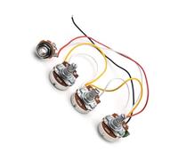 Asamblea Baja 2V1T De La Haz De Cables De La Instalación Con El Electrónico Grande Del Potenciómetro 250K Arnés de cableado para instrumentos musicales